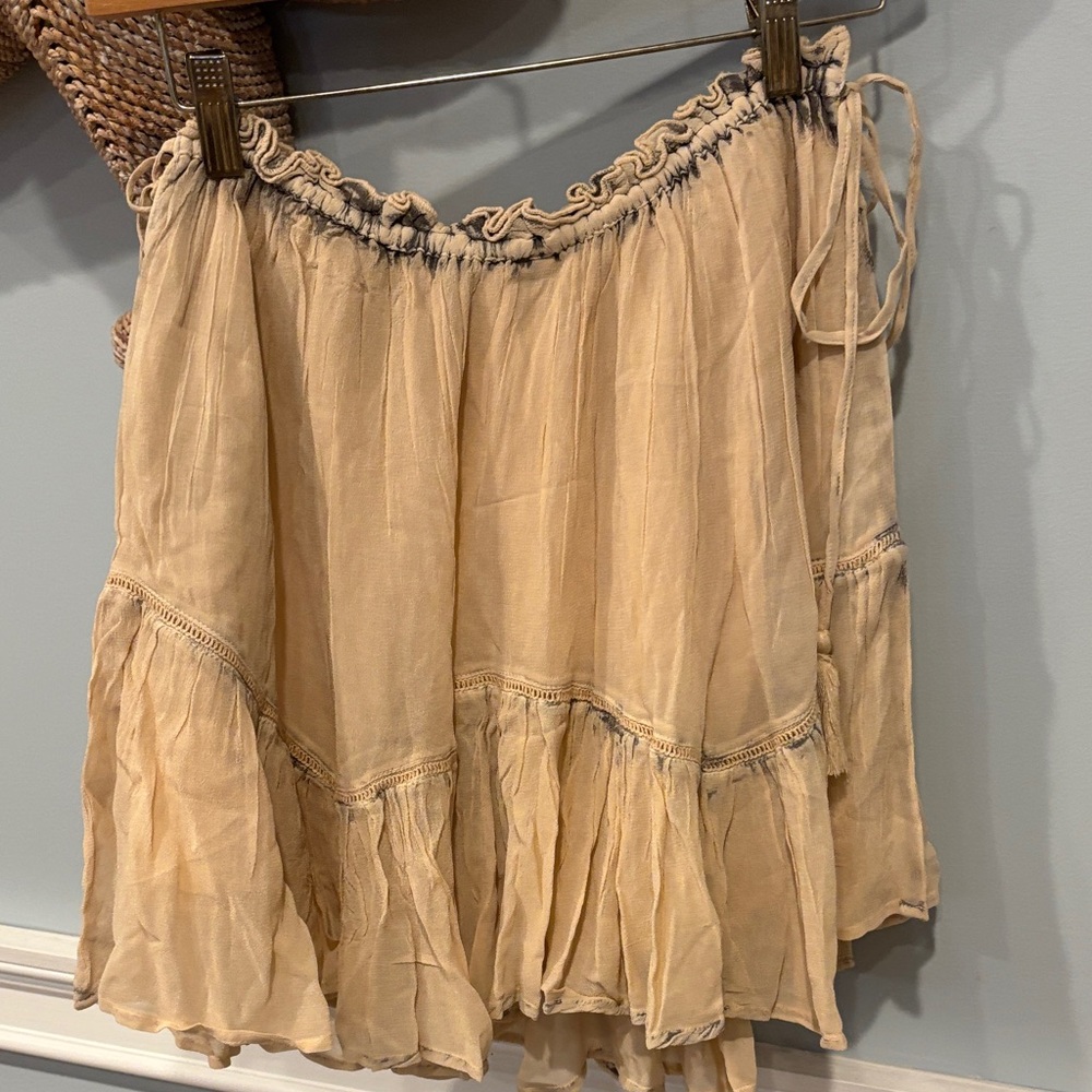RAGA Beige/Tan Mini Skirt - Picture 4 of 4